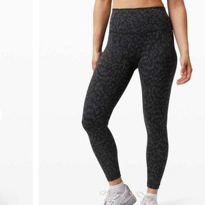 Wunder Train High Rise Crop- Formation Camo Deep Coal Multi